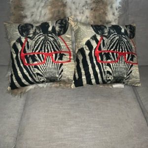 Pillows zebra pillows!!!!
